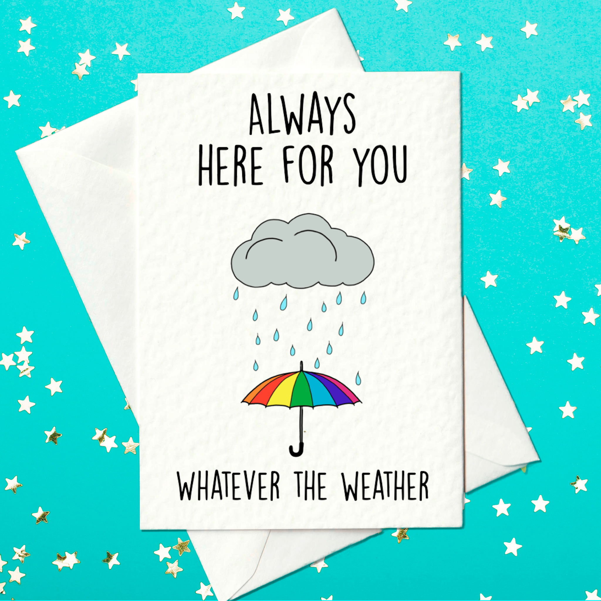 Always here for you mental health support card